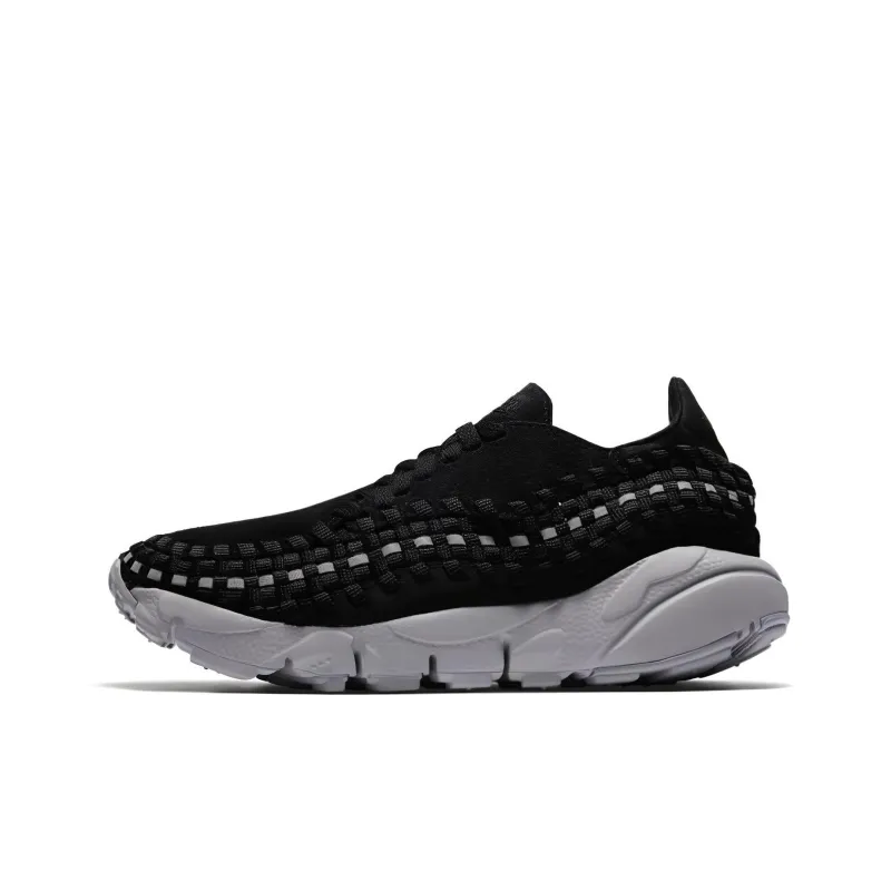 Nike Air Footscape Woven Black Reflect Silver Wolf Grey Women's-0