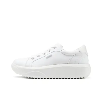 Skechers Wear Resistant Quick Dry Low Top Canvas Shoes Women's White