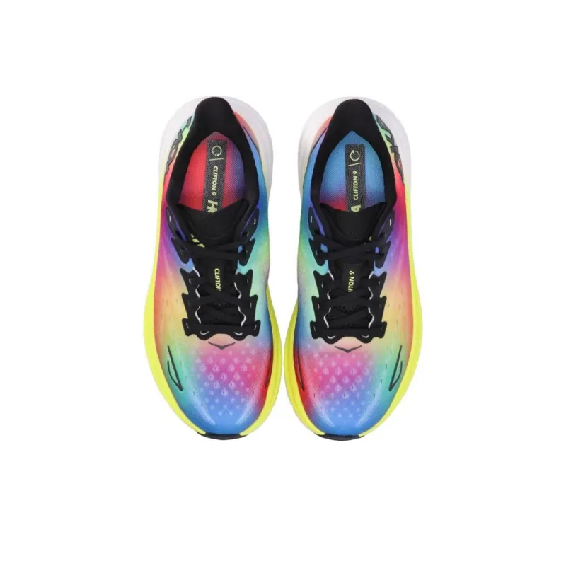 HOKA ONE ONE Clifton 9 Cushioning, Wear Resistant Low Top Running Shoes Women's Multicolor-5