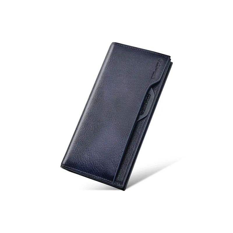 WilliamPOLO Top Grain Cow Leather Multifunction Card Holder Wallet Regular Men's Multicolor-0