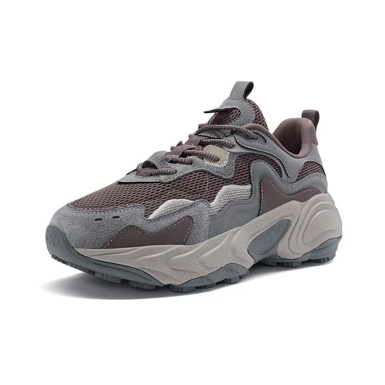 XTEP Casual Shoes Women's Low Top Agarwood Umber/Smoke Gray-2