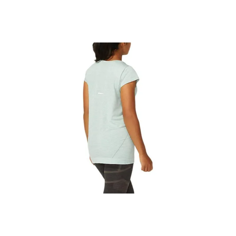 Asics Race Seamless Short Sleeve Top T-Shirt Women's Gray-1