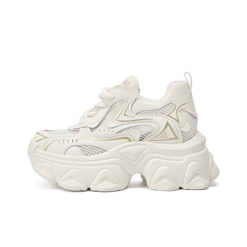 KADINA Cushioning Wear-Resistant Low-Top Chunky Sneakers Women's-0