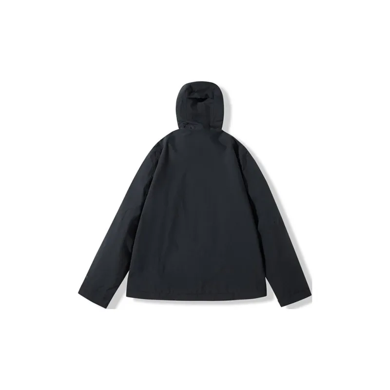 OUTDOOR PRODUCTS Waterproof, Windproof, Breathable, And Abrasion Resistant Windbreaker Jacket Men's Classic Black-1