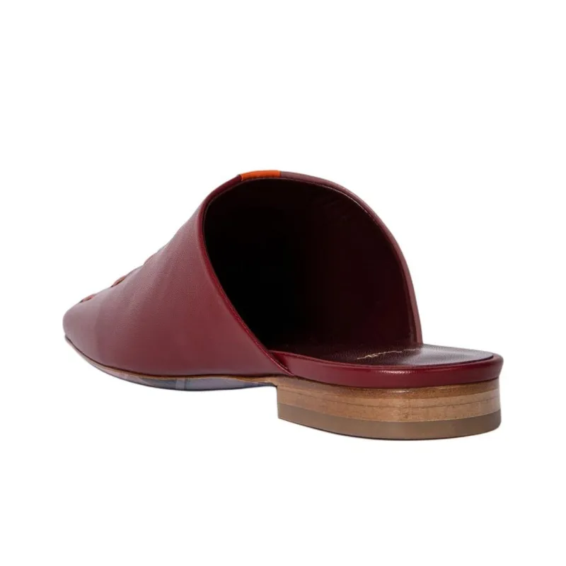 Paul Smith Nata Wrap-toe Slippers Women's Burgundy-3