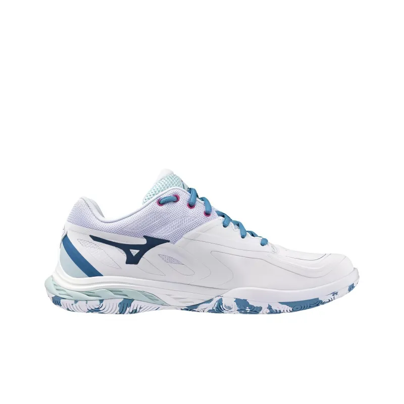 Mizuno Wave Fang 2 Wide 'White Blue'-1