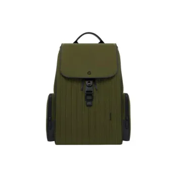 RIMOWA Never Still Nylon With Leather And Canvas Backpack Large Size Men's Khaki Green