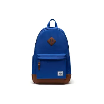 Herschel Recycled Fabric Backpack Unisex Royal Blue & Brown Umber