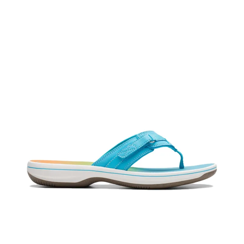 Clarks Flip Flops 3cm Women's Blue-1