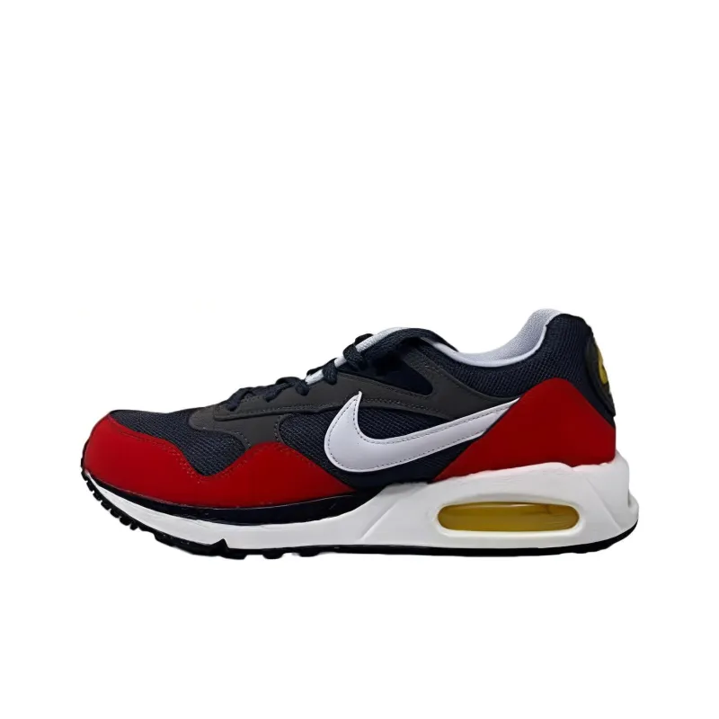 Nike Air Max Correlate Anti Slip Wear Resistant Low Top Casual Shoes Men's Red Black-0