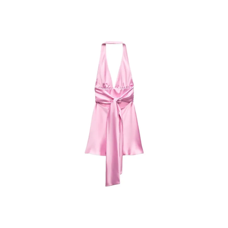 ZARA Slip Dresses Women's Pink-1