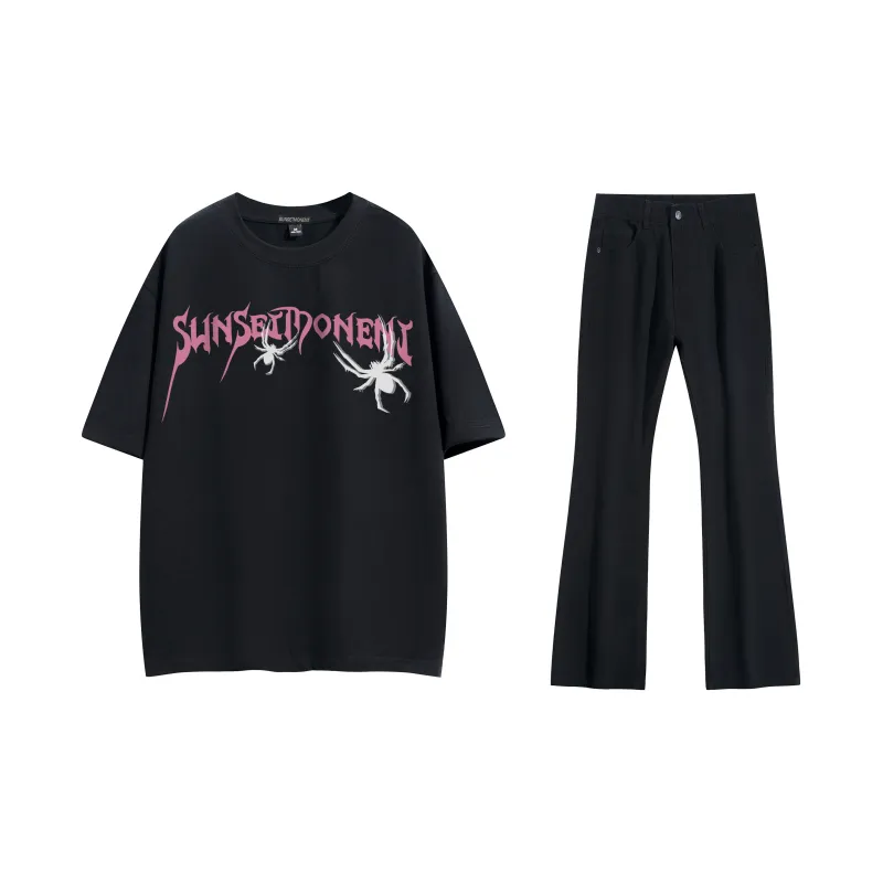 SUNSETMONENT Casual Sportswear Unisex-1