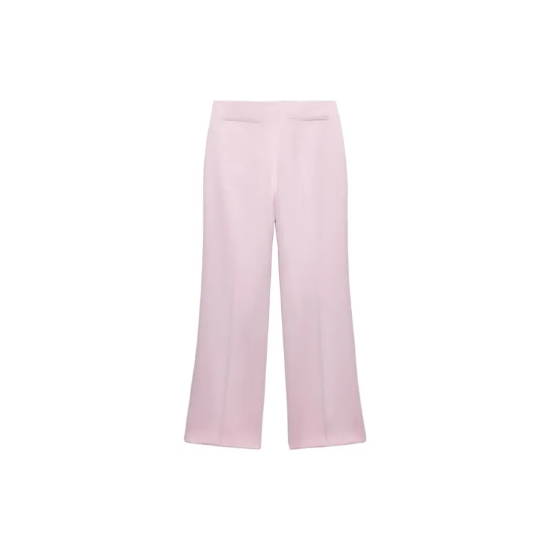 ZARA ZW Series Casual Pants Women's Pink-1