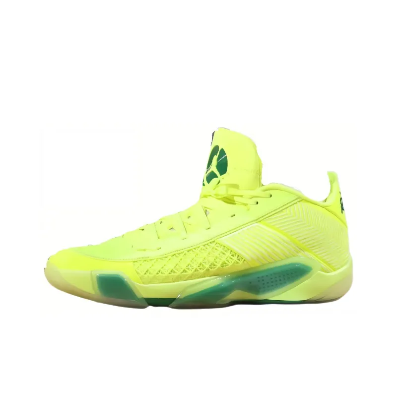 Jordan Air Jordan 38 Low PE Cushioning Anti-Slip Wear-Resistant Breathability Low-Top Basketball Shoes Men's Yellow-0