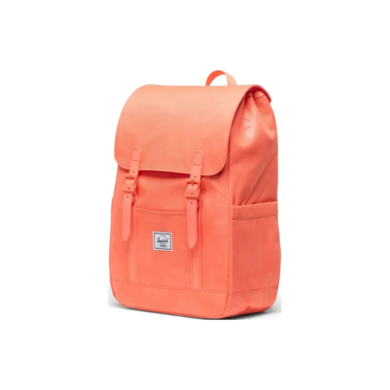 Herschel Recycled Fabric Backpack Small Size Unisex Orange-1