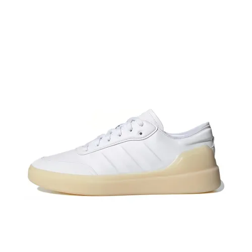 Adidas Court Revival Skateboard Shoes Men Low-Top Off White