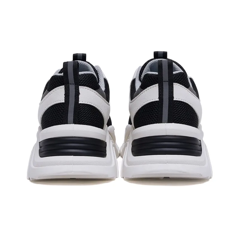 Warrior Slip Resistant Breathable Lightweight Height Increasing Low Top Chunky Sneakers Women's-4