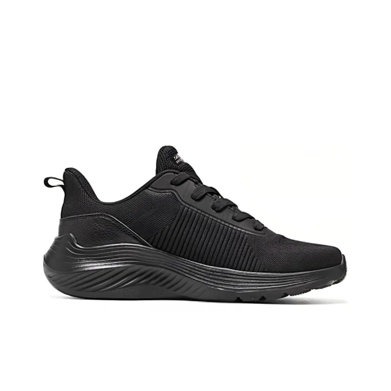 Skechers Cushioning, Wear Resistant Low Top Casual Shoes Women's Black-1