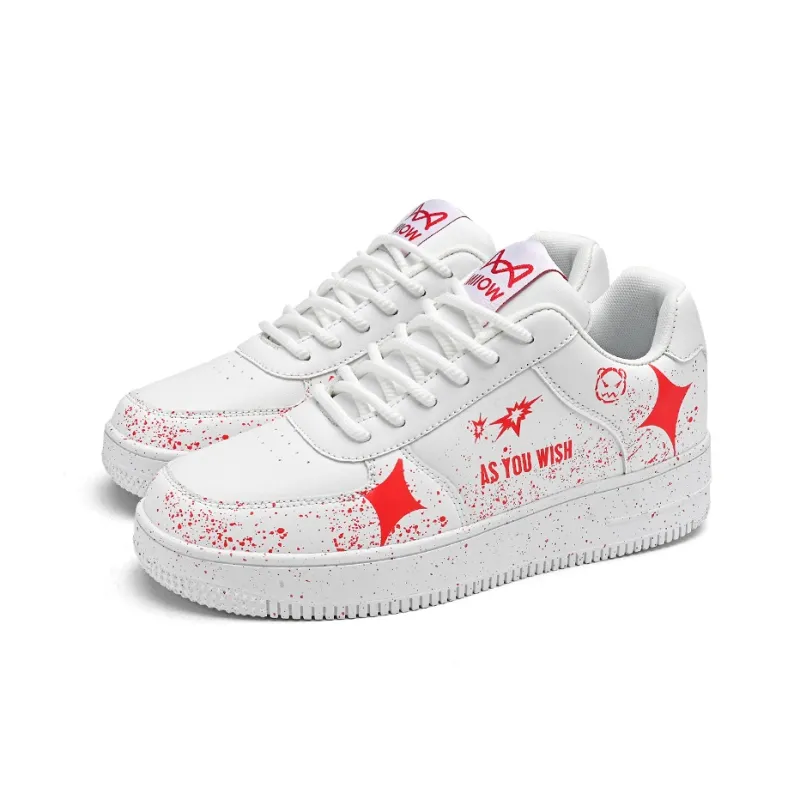 MIIOW Trend Party Series Anti-Slip And Wear-Resistant Height Increasing Coverage Low-Top Skateboard Shoes Unisex-18