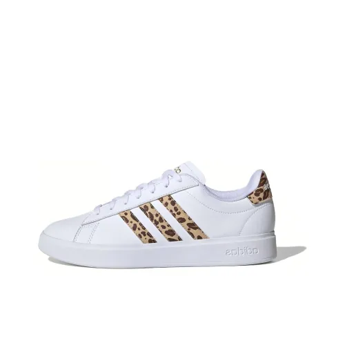 Adidas Grand Court 2.0 Cloud White Magic Beige Matte Gold Women's