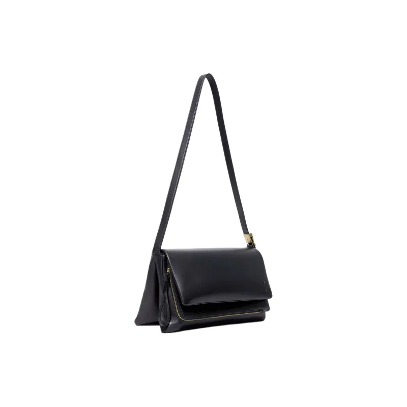 PROENZA SCHOULER Lambskin Messenger Bag Crossbody Bag Shoulder Bag Women's Black-1
