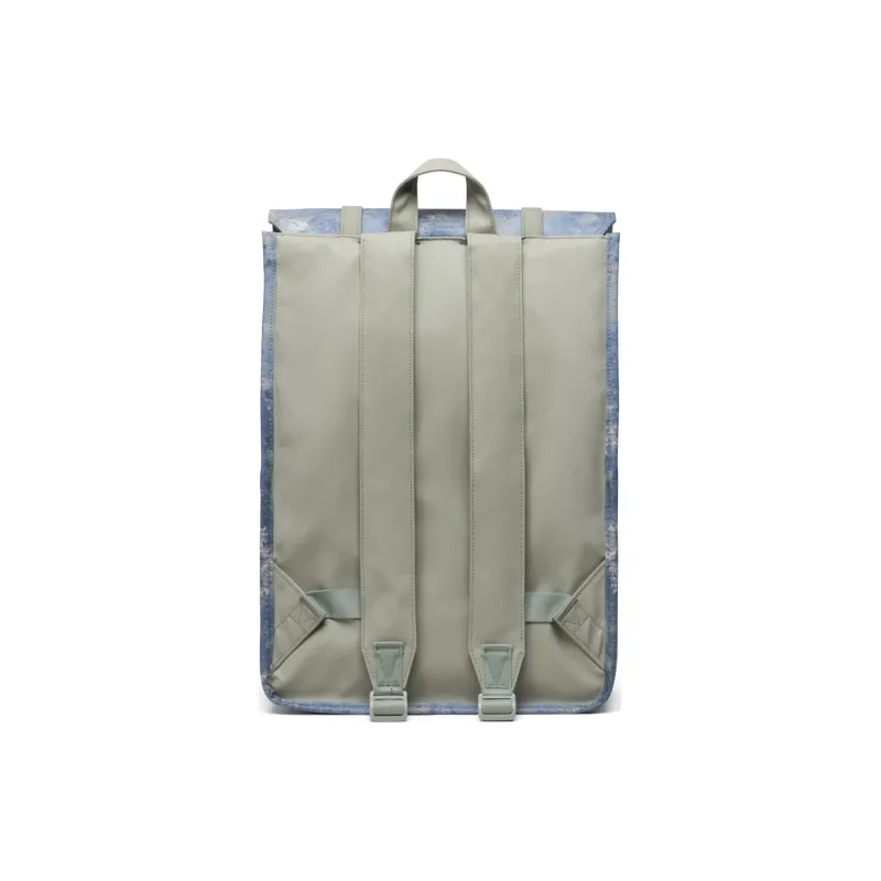 Herschel Recycled Fabric Backpack Unisex Light Blue With Light Green Accents-2
