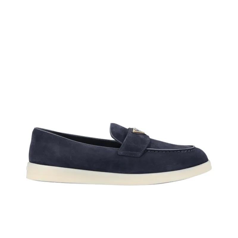PRADA Loafers 2.5cm Women's Marine Blue-1