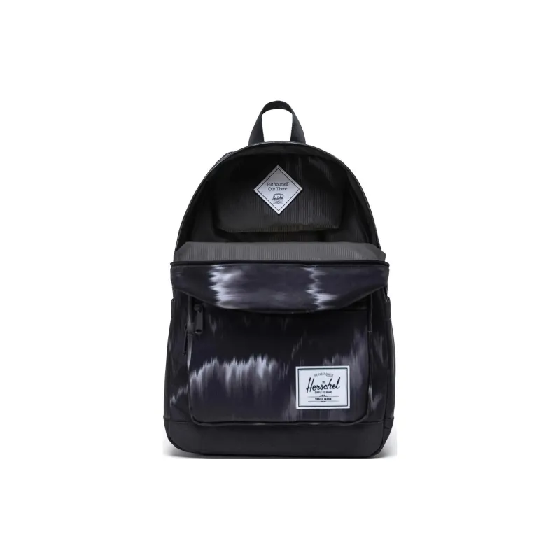 Herschel Recycled Material Backpack Unisex Hazy Ikat Black-1