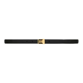 SAINT LAURENT La 66 Buckle Thin Belt
