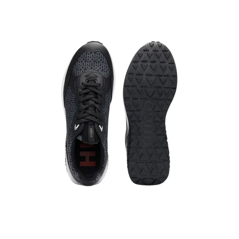 HUGO Logo-print Lace-up Sneakers-3