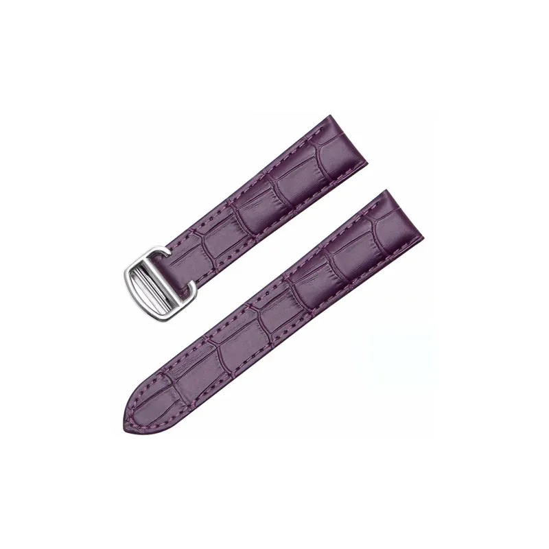 Gangjue Cartier Compatibility Watch Band Genuine Leather Material-47