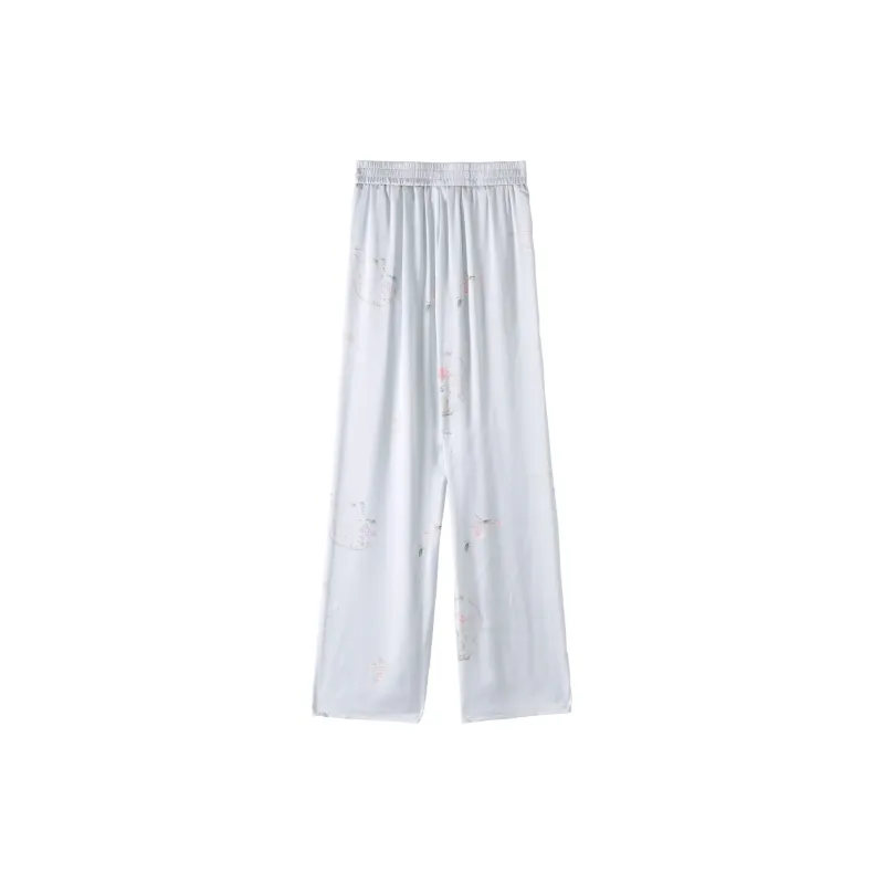 0571 Family Casual Pants Women's Blue-1