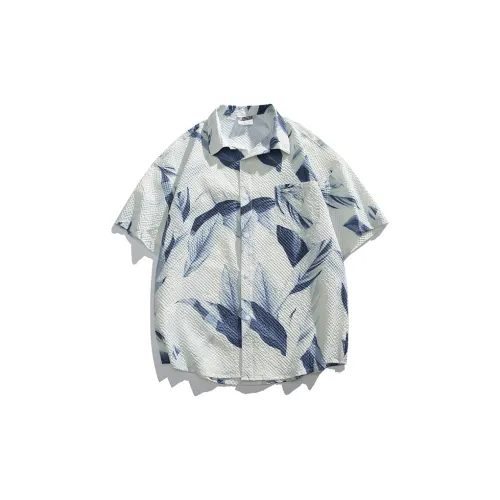 WARLI Shirts Unisex Bali Island Blue