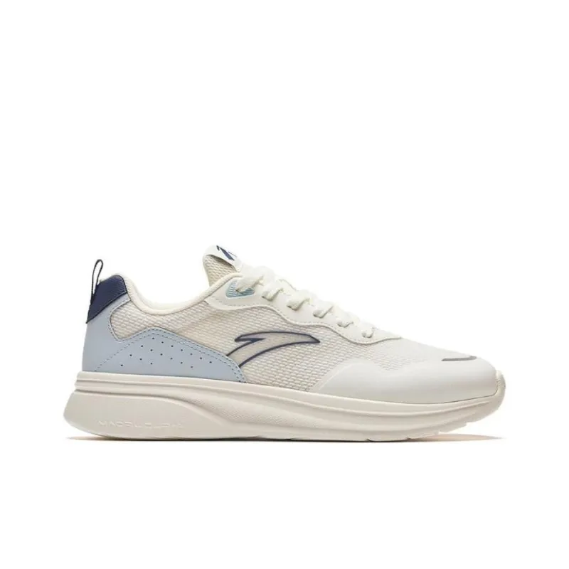 Anta Cushioning Wear-Resistant Low-Top Chunky Sneakers Men's White Blue-1