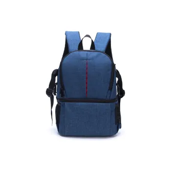 CMLZIUA Nylon Camera Bag Unisex Blue/Black/Gray