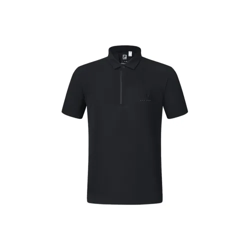 FILA Polo Shirts Men Black