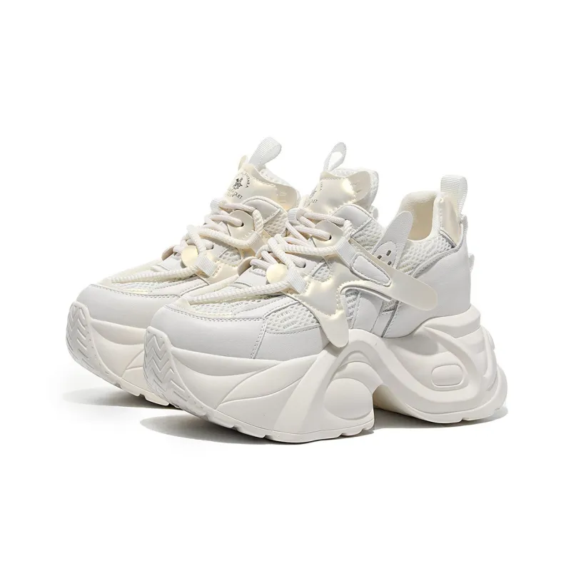 SANTA BARBARA POLO & RACQUET CLUB Slip-Resistant Low-Top Chunky Sneakers Women's-4