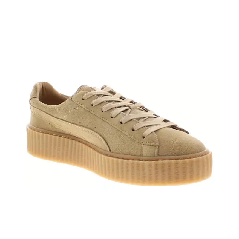 PUMA Suede Creeper Rihanna Fenty Oatmeal-1