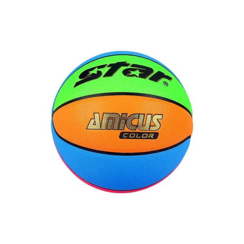 Star Size 5 Soccer Hand-Stitched Soccer Ball Kids' Multicolor-3