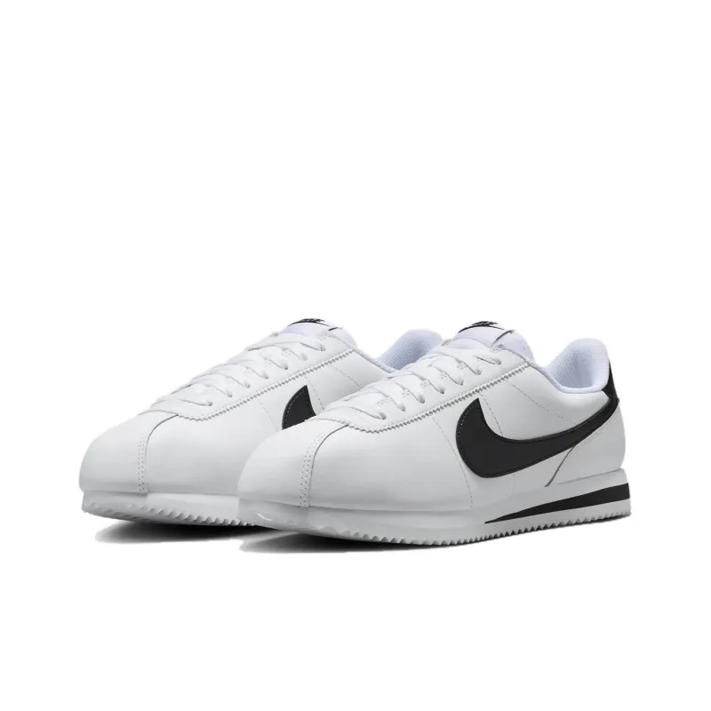 Nike Cortez Leather White Black Women's-2