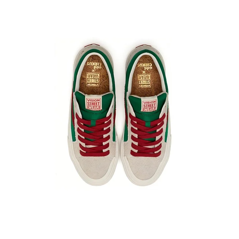 Odd CIRKUS x Vision Street Wear Astley Pro Low-Top Skateboard Shoes Unisex Green-4