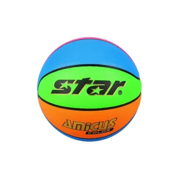 Star Size 5 Soccer Hand-Stitched Soccer Ball Kids' Multicolor