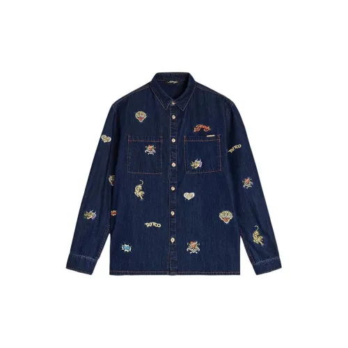 Ed Hardy Shirts Men Indigo