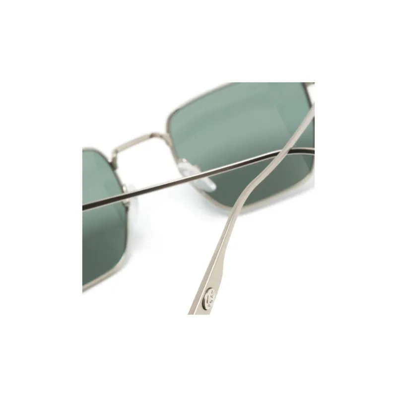 LACOSTE Logo engraved Geometric frame Sunglasses-2