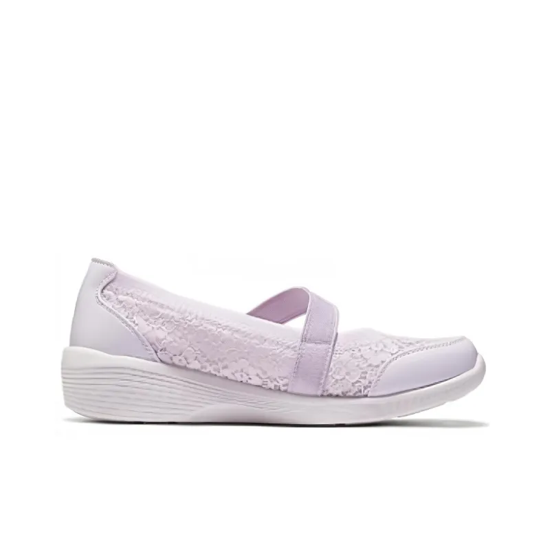 Skechers Modern Comfort Cushioned Wear Resistant Breathable Low Top Casual Shoes Women's Lavender-1