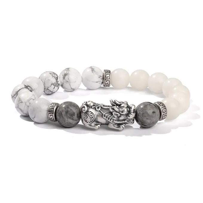 AWD White Jade Bodhi Bracelets Unisex-0
