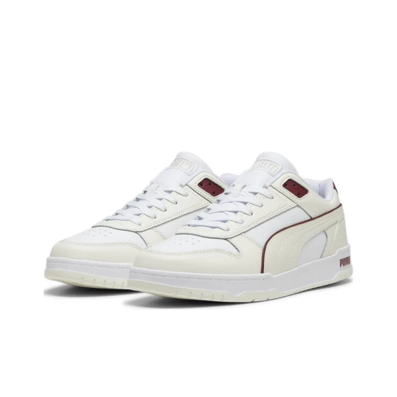 PUMA RBD Game Cushioning, Wear Resistant Low Top Skateboard Shoes Unisex White-2
