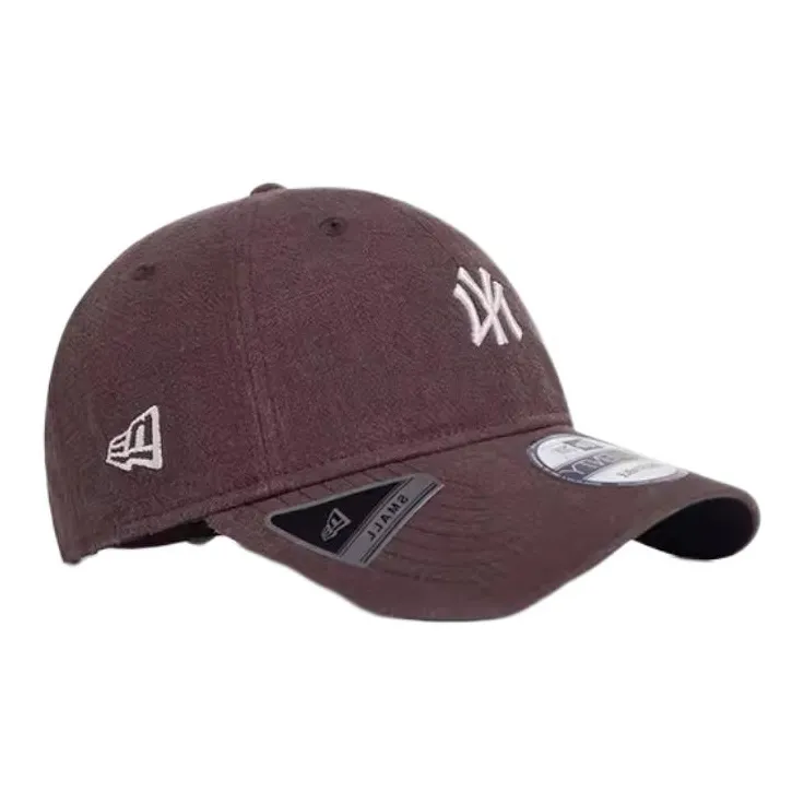 New Era Linen, Polyester Baseball Caps Unisex Umber-2