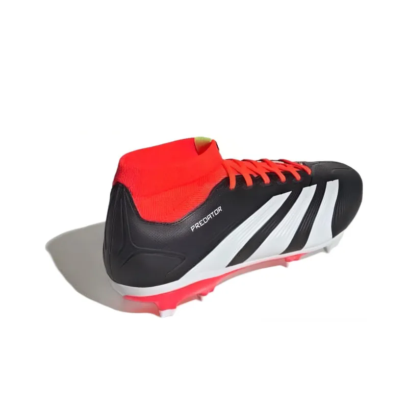 Adidas Predator 24 League Fg Core Black Cloud White Solar Red-4