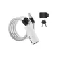 White[No Key Required for Locking]Includes Lock Holder